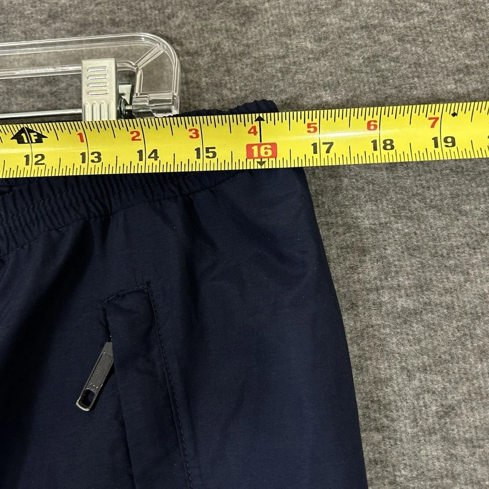 Vtg Eddie Bauer‎ Rain Pants Men's Medium Navy Waterproof Outdoor Seam Sealed